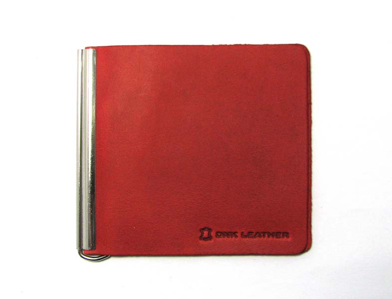 

Зажим для денег DNK Leather DNK Зажим пружина-H col.H красный