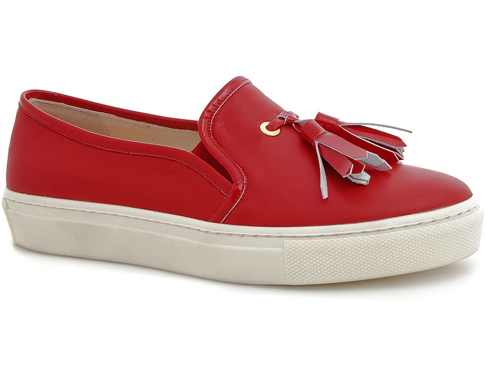 

Слипоны Las Espadrillas 03534-47 (красный) 39