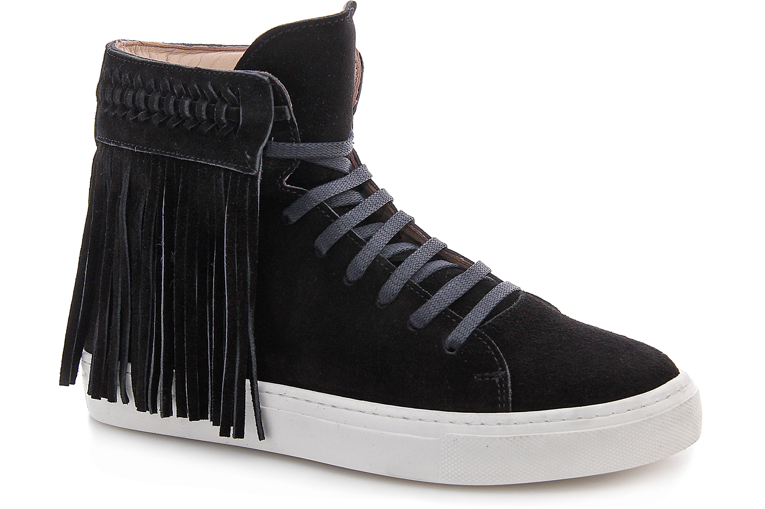 

Кожаные кеды Las Espadrillas 657128-901 (чёрный) 39