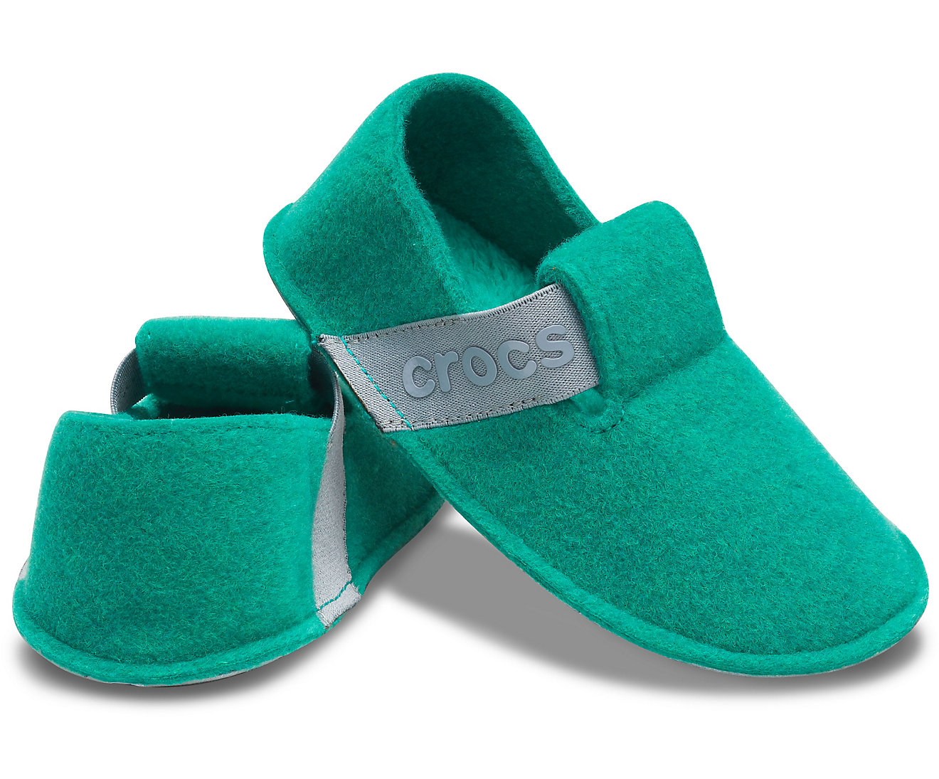 

Тапочки комнатные теплые Crocs детские art856009 (Зеленый, размер 34-35)