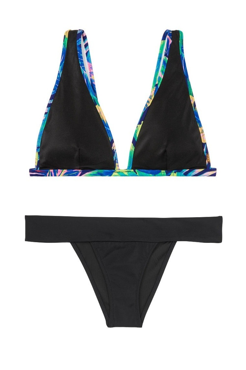 

Купальник раздельный Victorias Secret V-топ и плавки art660132 (Черный, размер XS)