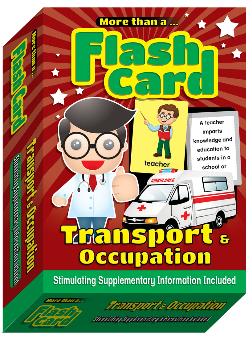 

More Than Flash Cards Transport & Occupations - - 978-967-447-384-6