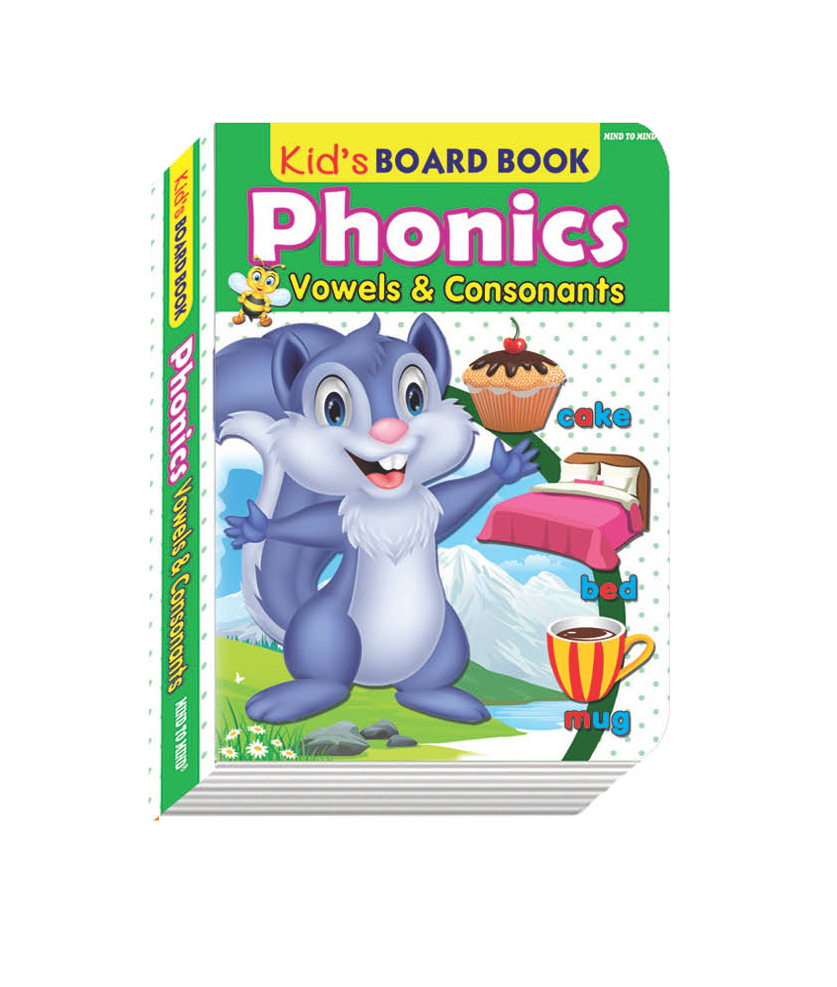 

Board Book Phonics Vowel & Consanants, Revised - - 978-967-447-325-9