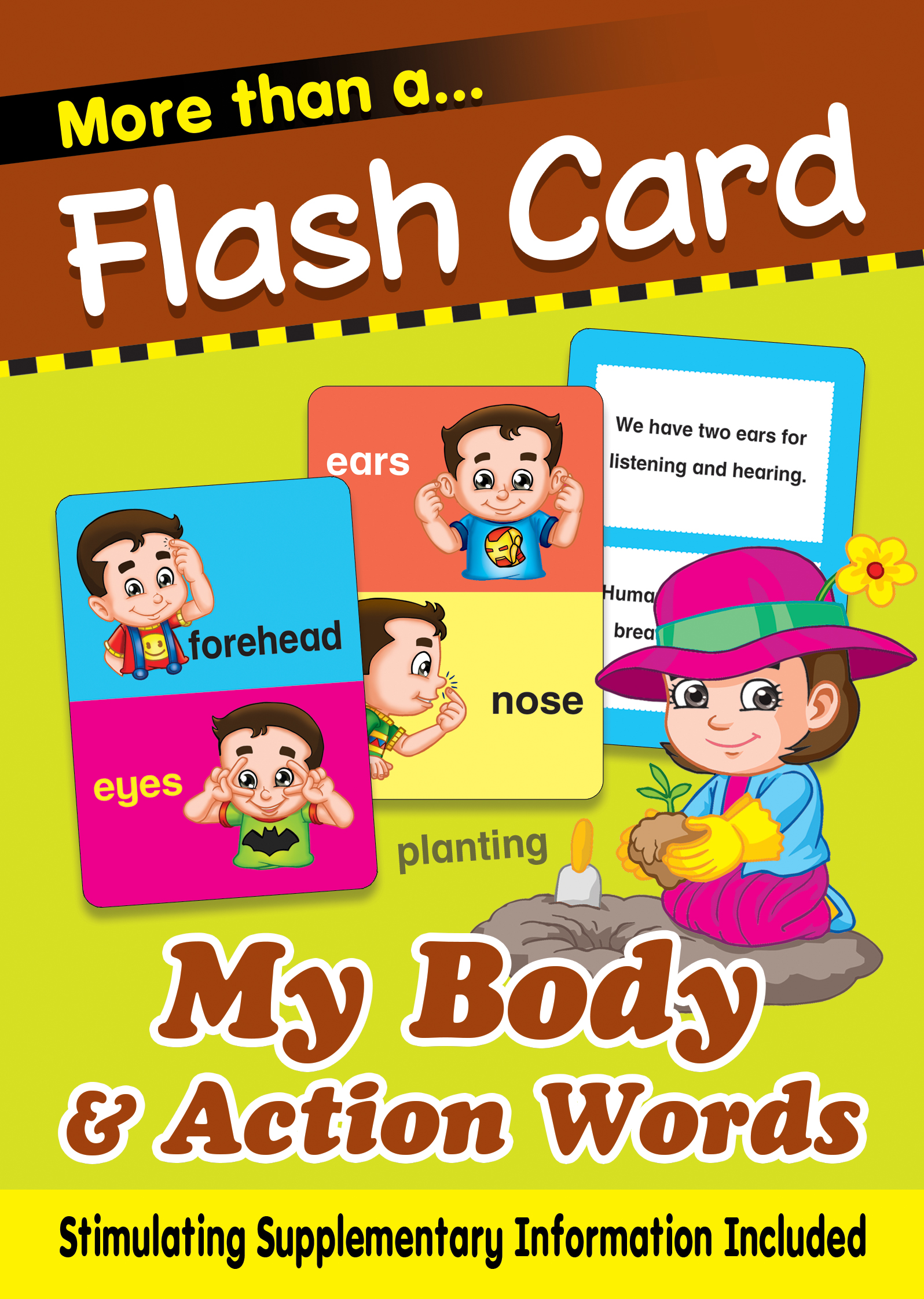 

More Than Flash Cards: My Body & Action Words, Revised - - 978-967-447-807-0