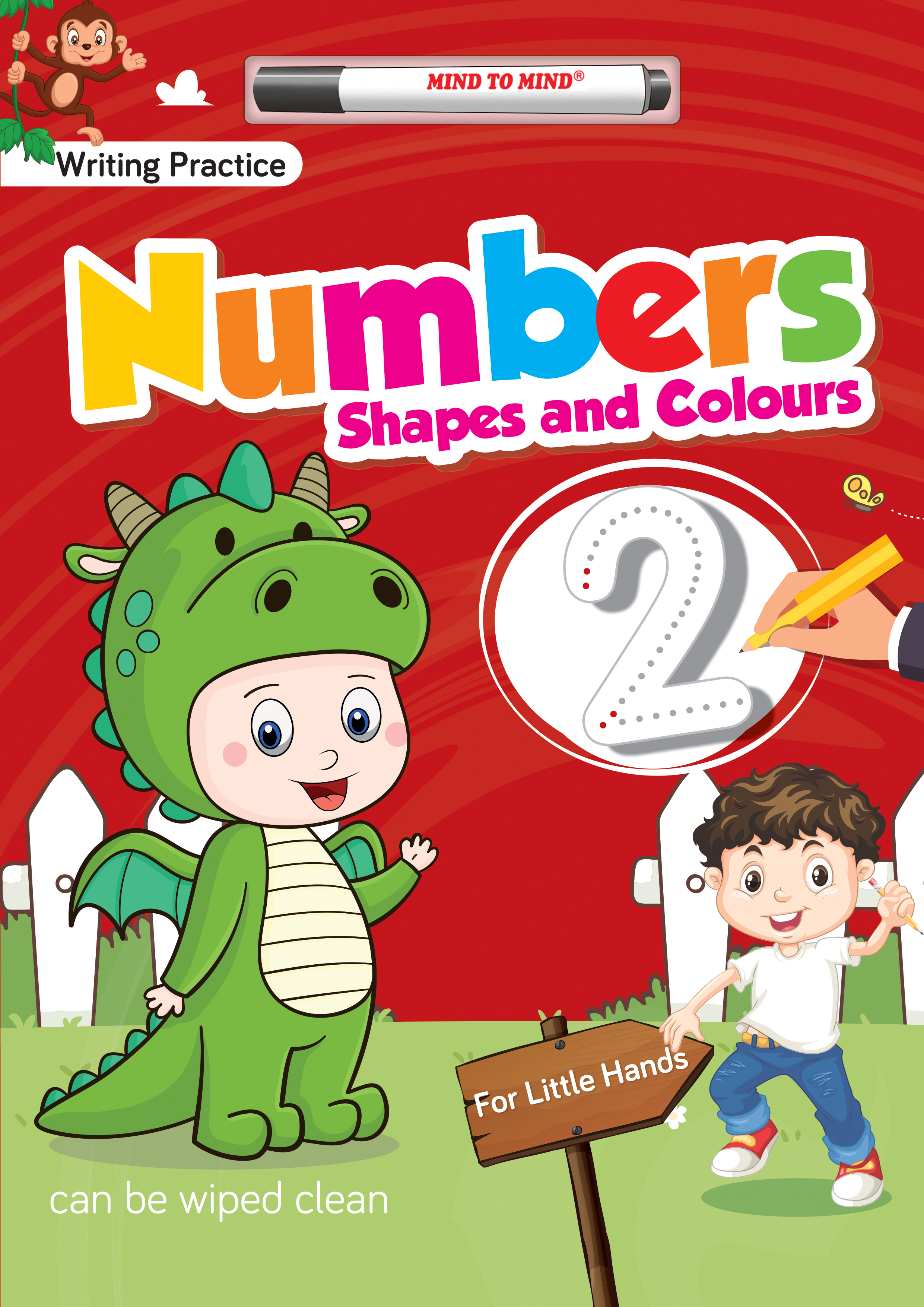 

Writing Practice For Little Hands Numbers, Shapes and Colours (with w/board marker pen), Revised - - 978-967-447-829-2