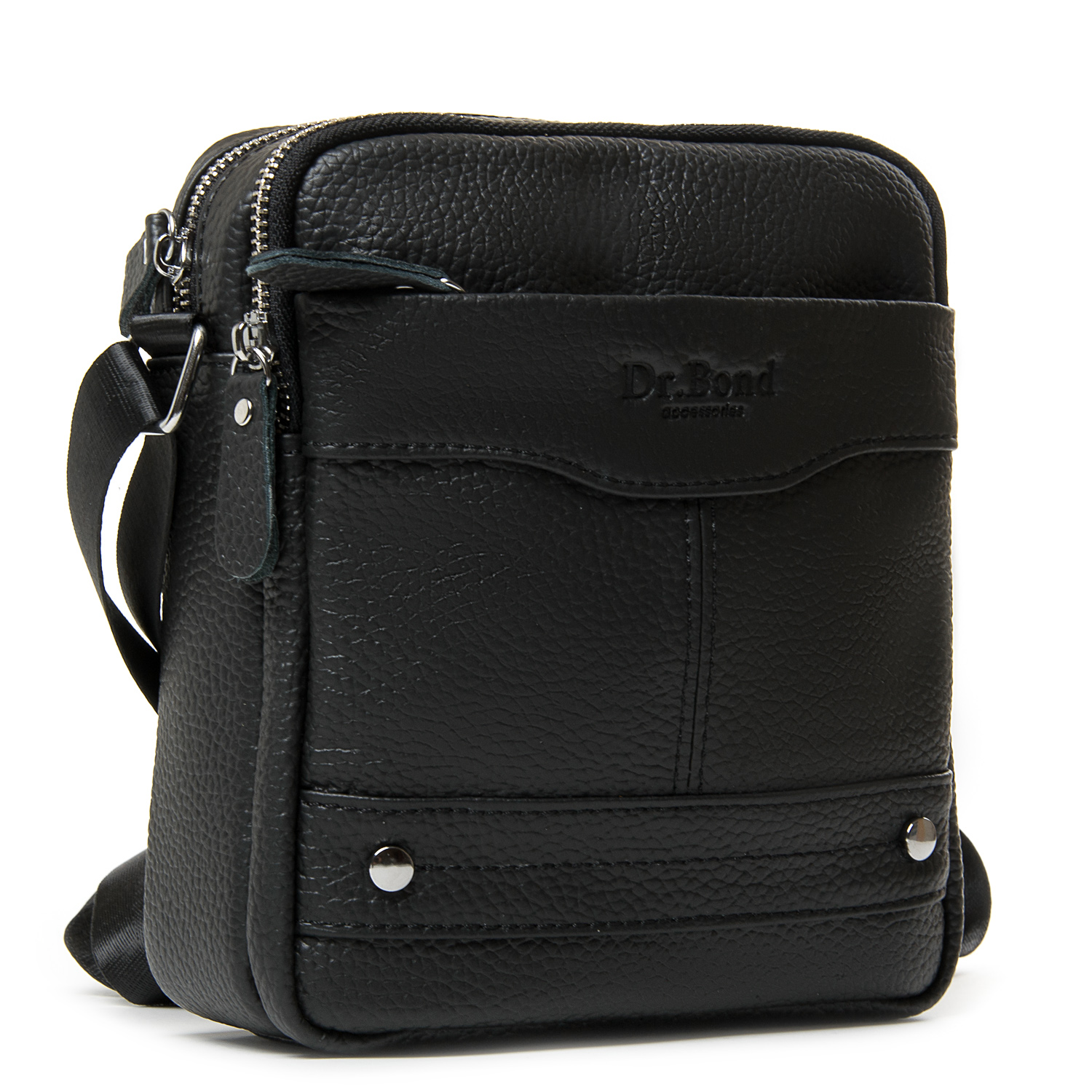 

Сумка Мужская Планшет кожа DR. BOND 1202 black