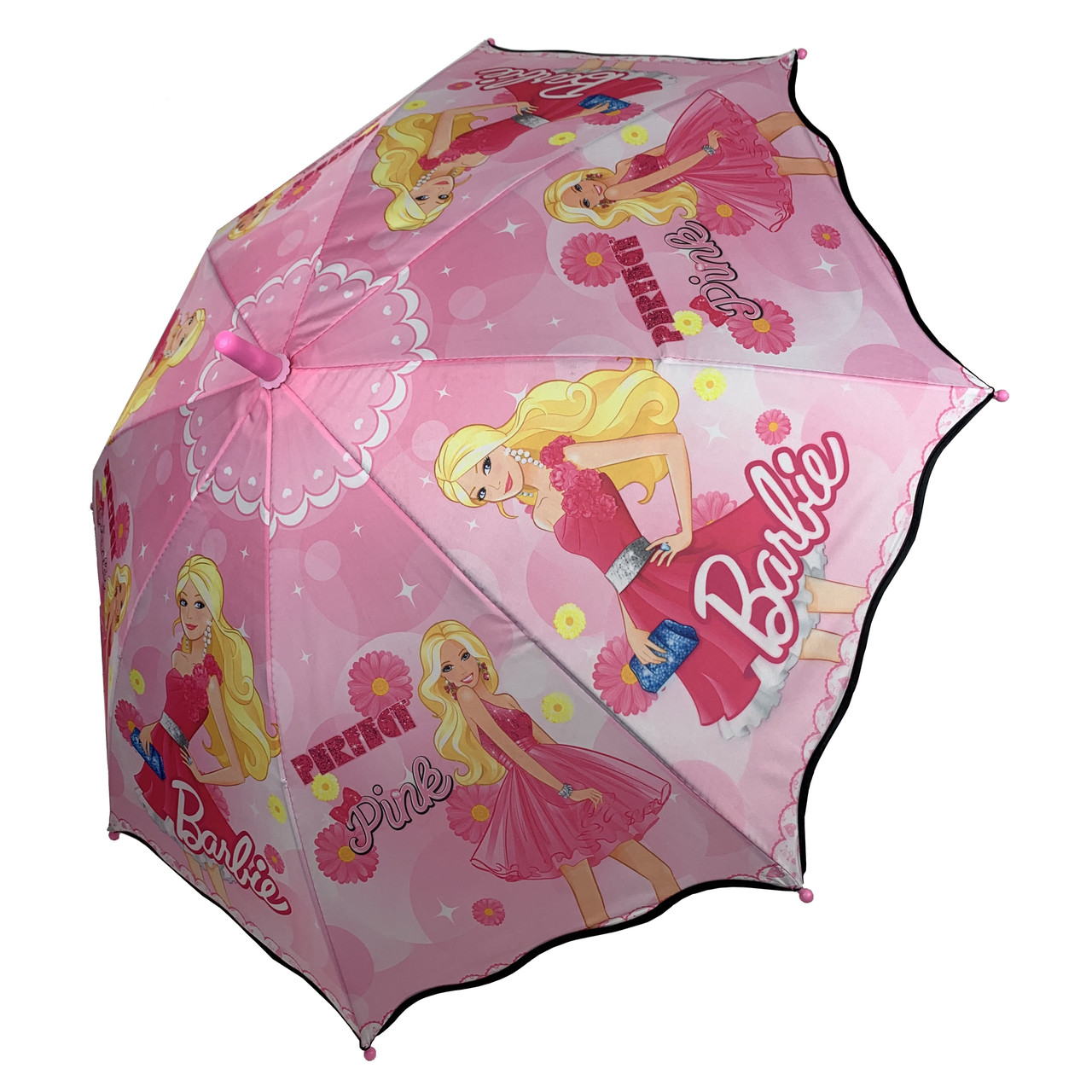 

Детский зонтик-трость с принцессами для девочек Paolo Rossi 8 спиц анти-ветер (pr007-8)