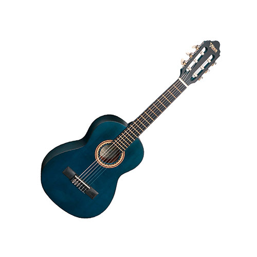 

Классическая гитара Valencia VC201 (размер 1/4) Transparent Blue