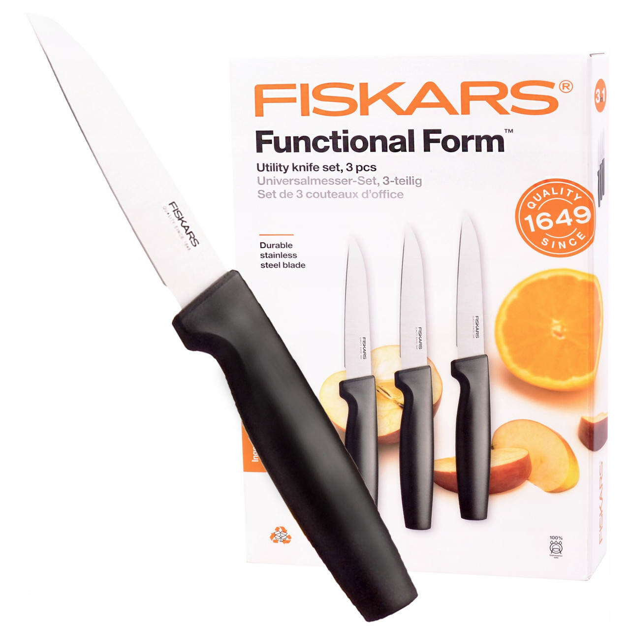 

Набор ножей Fiskars 1057559 Functional Form 3 шт.