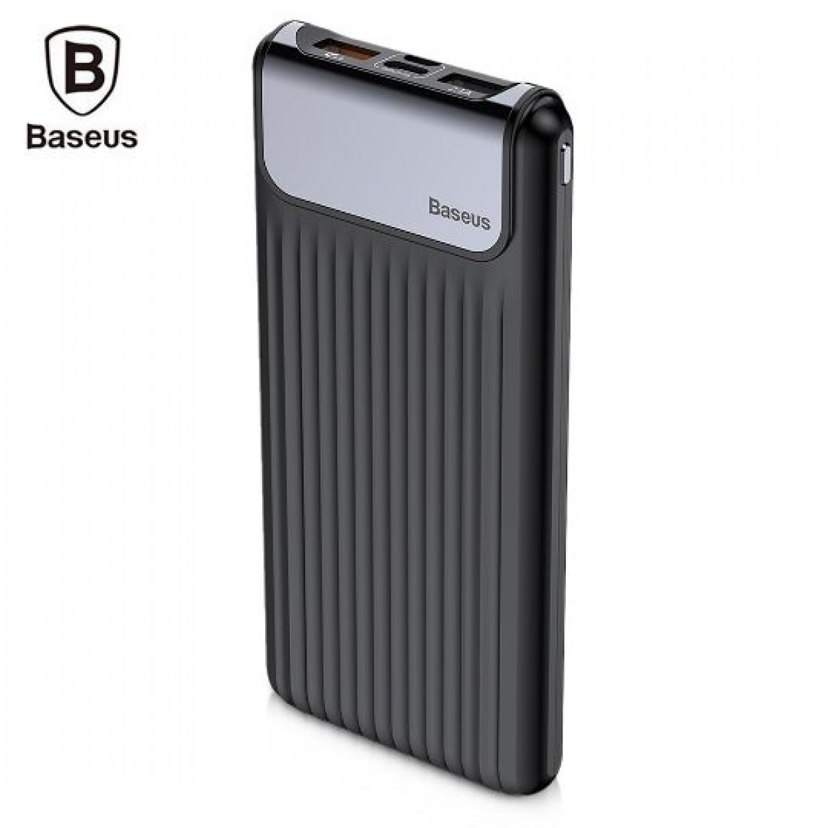 

Портативное зарядное устройство Baseus Thin Digital display 10000 mAh Black