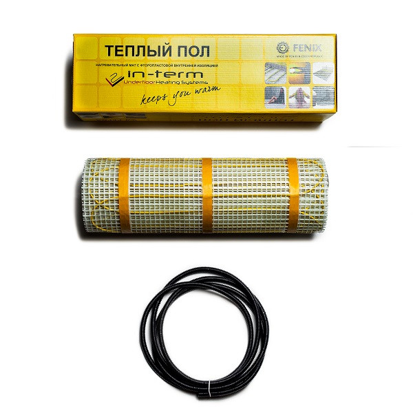 

Теплый пол Мат 4,4м2 870Вт IN-THERM ECO двухжильный, FENIX, Чехия