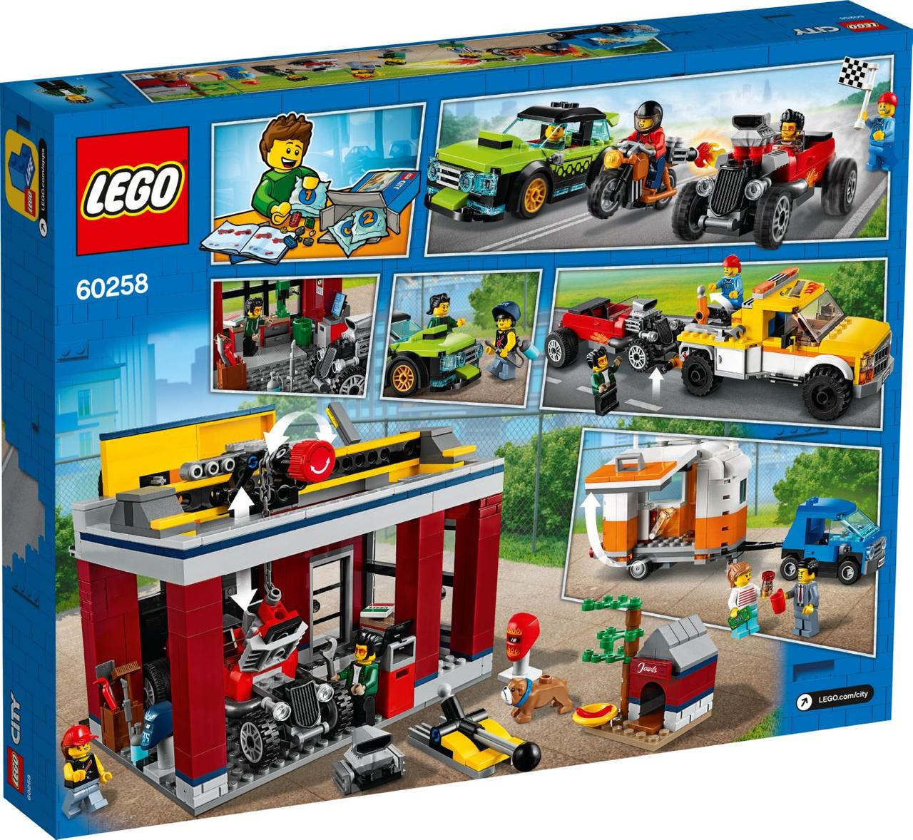 

Конструктор LEGO City Тюнинг-мастерская 897 деталей (60258)