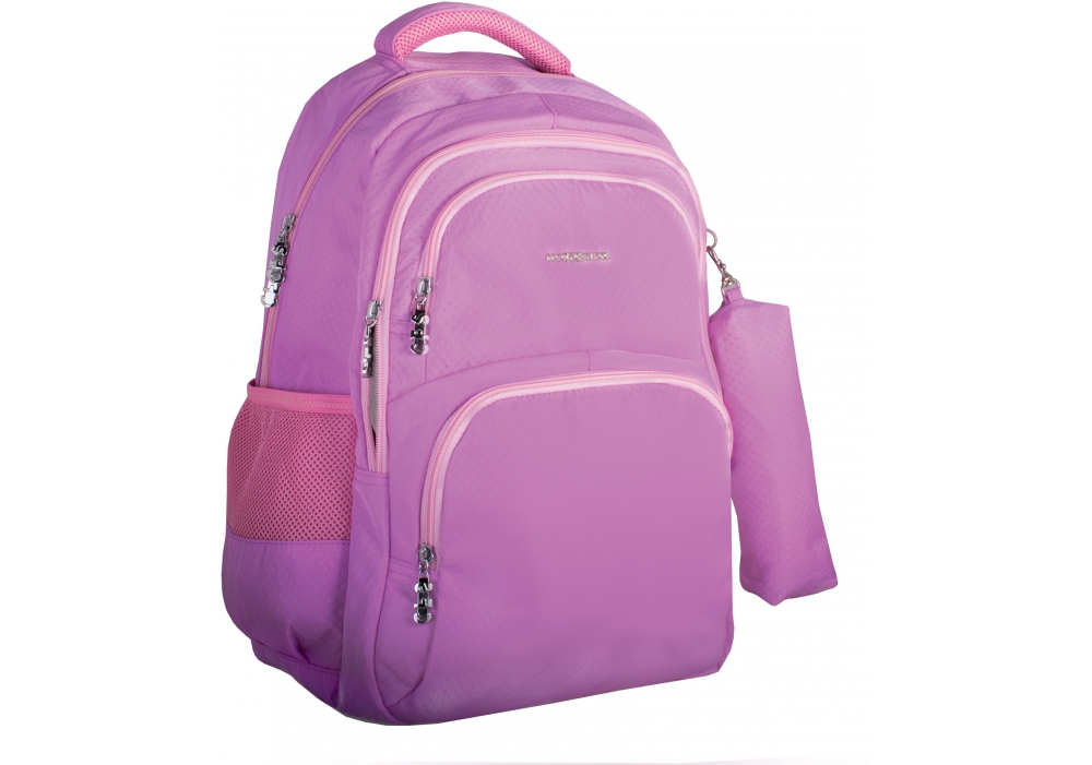 

Рюкзак школьный Cool For School 44х28х22 см 26-35 л розовый (CF86559-02)