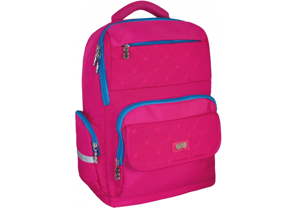 

Рюкзак молодежный Cool For School 43x29x13 см 16-25 л розовый (CF86387)