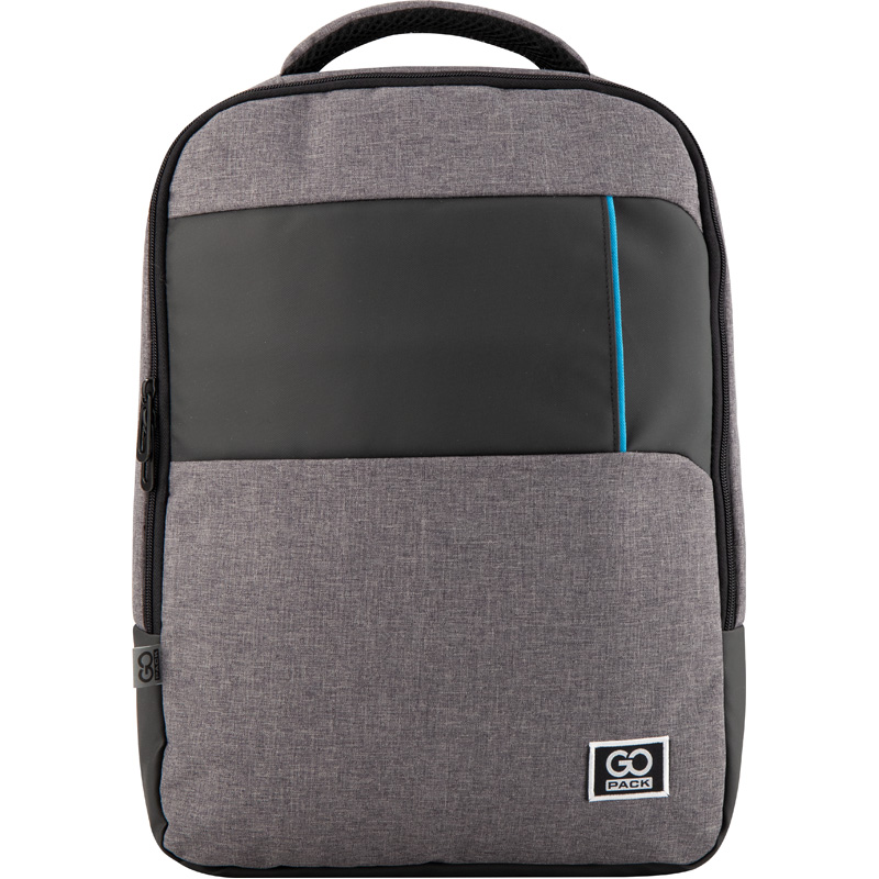 

Рюкзак GoPack Сity 43x32x12 см 17 л серый (GO20-153L-1)