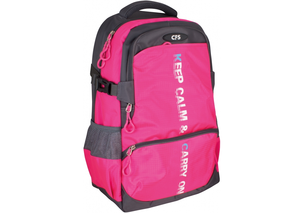 

Рюкзак молодежный Cool For School 46x30x16 см 26-35 л розовый (CF86415)