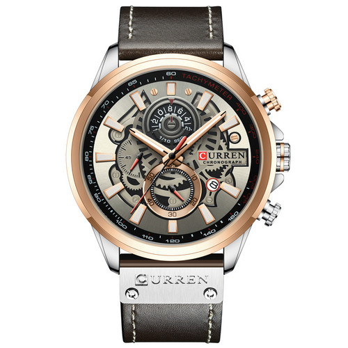 

Часы наручные Curren 8380 Cuprum-Silver-Brown