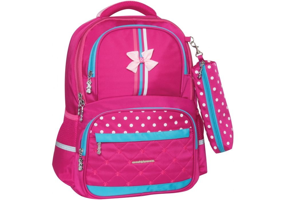 

Рюкзак школьный Cool For School Bow 38х28х17 см 16-25 л розовый (CF86574-02)