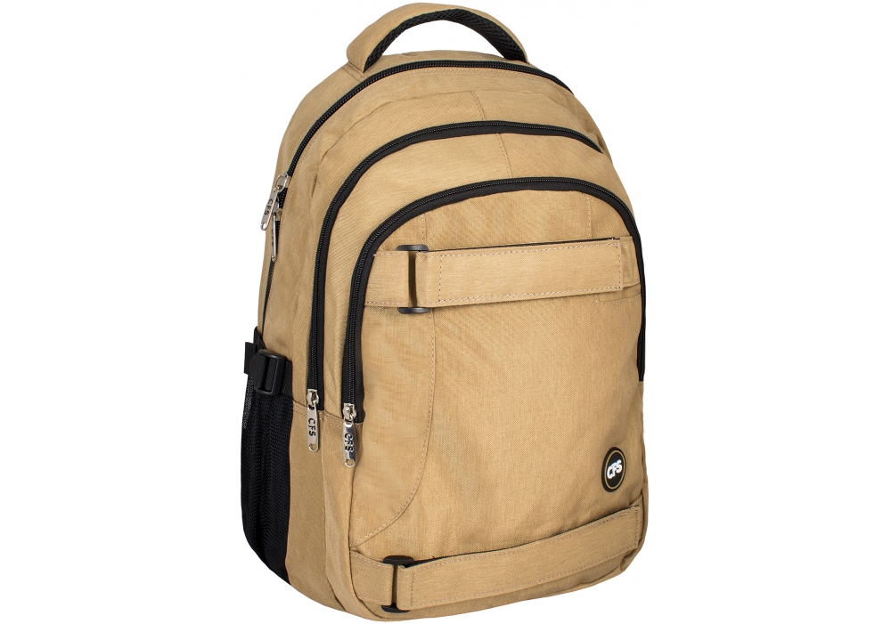 

Рюкзак молодежный Cool For School 43x30x15 см 16-25 л бежевый (CF86325)
