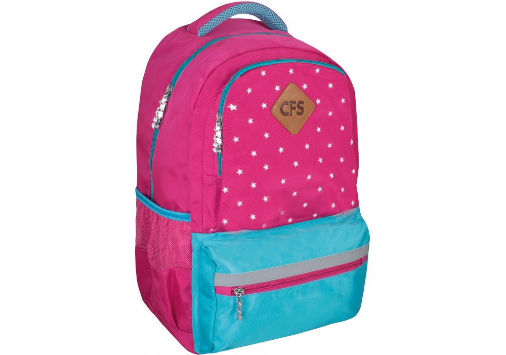 

Рюкзак молодежный Cool For School 44x29x21 см 26-35 л розовый (CF86366)