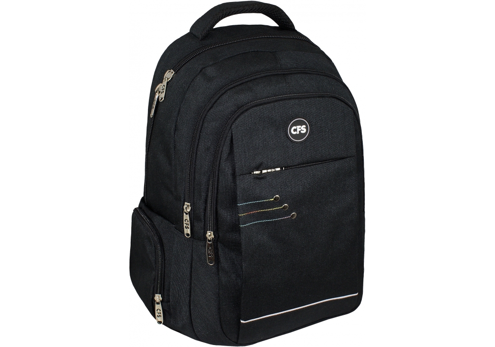 

Рюкзак молодежный Cool For School 42х29х18см 16-25 л черный (CF85620-04)