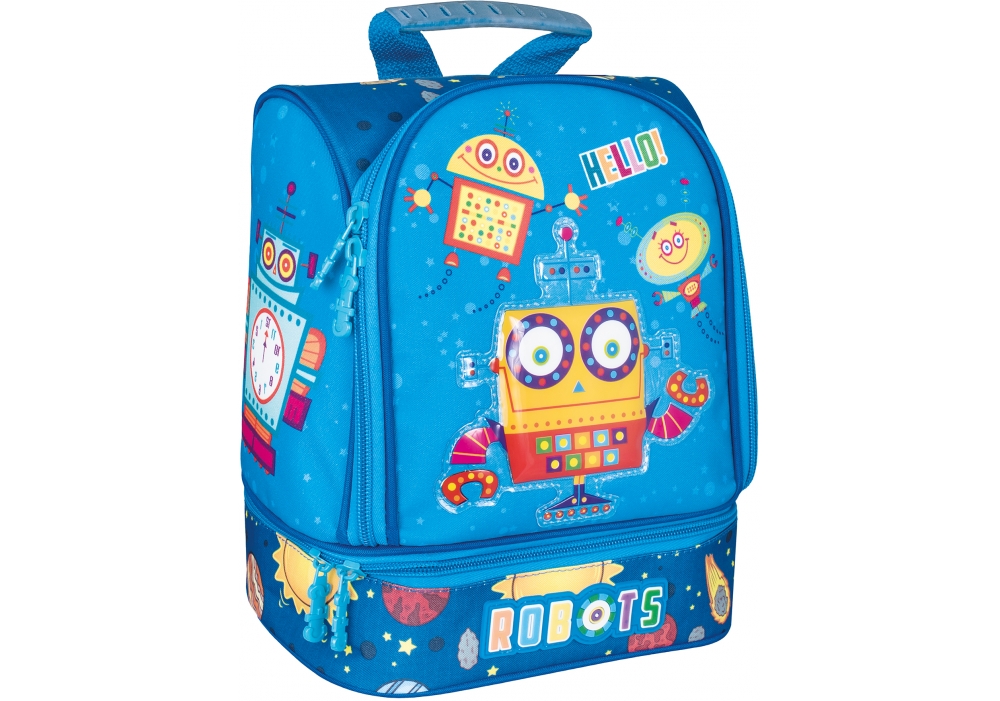 

Ранец дошкольный Cool For School Robot 24x20x12 см 6-15 л голубой (CF86183)