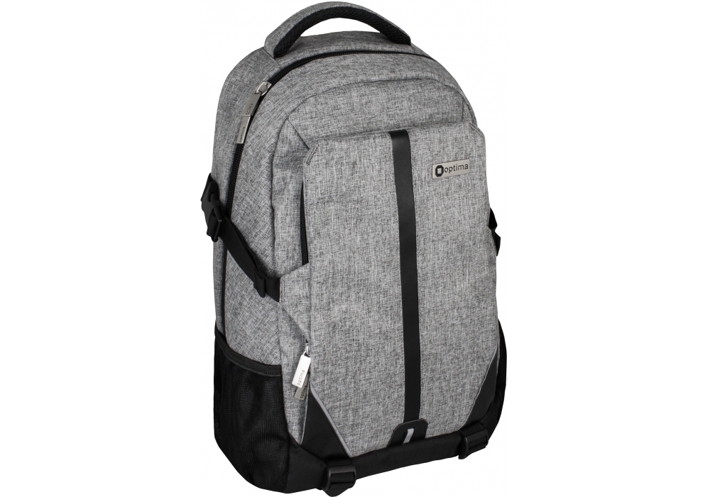 

Рюкзак Optima 36х29х11 см 16-25 л серый (O97472)