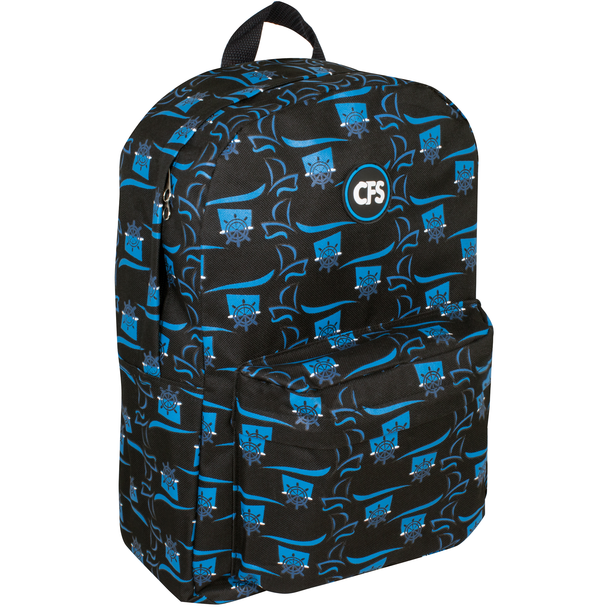 

Рюкзак молодежный Cool For School 46x30x18 см 16-25 л сине-черный (CF86444)
