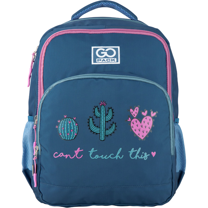 

Рюкзак GoPack Education Do not touch this 38x28x18 см 20 л синий (GO20-113M-2)