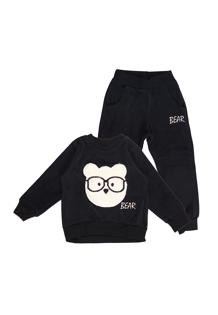 

Комплект детский велюровый Фламинго текстиль 538-509-1 р48 80см черный 49498