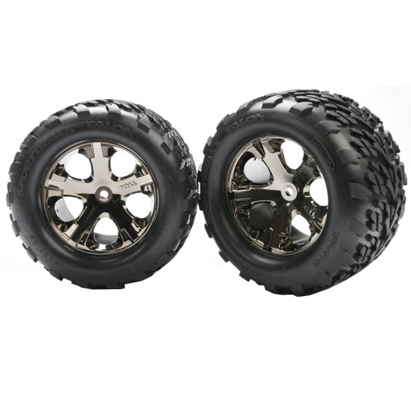 

Колеса Traxxas Talon 2.8" All-Star задние черный хром 2 шт (3668А)