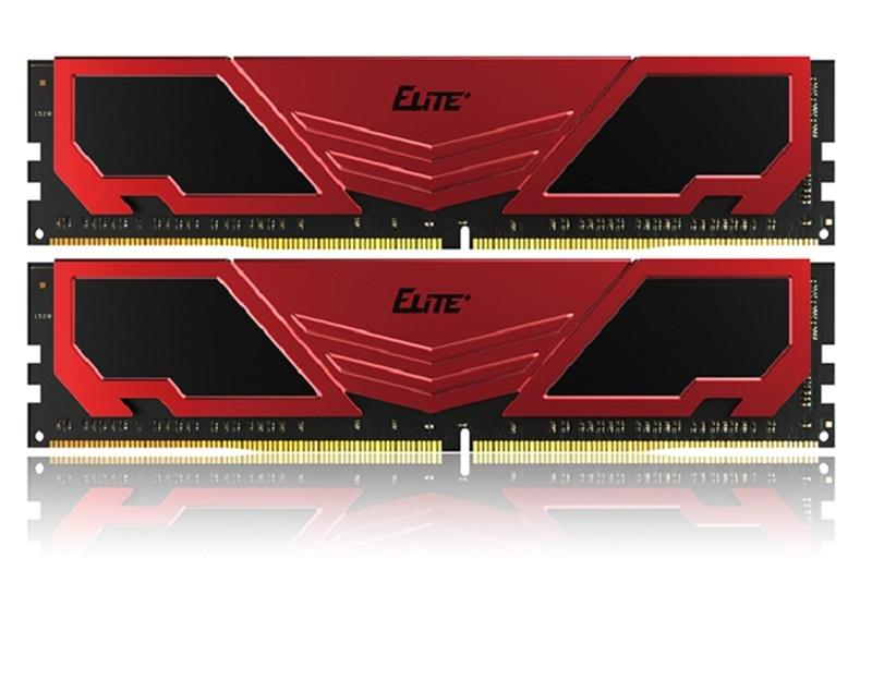 

Модуль памяти DDR4 2x8GB/2400 Team Elite Plus Red (TPRD416G2400HC16DC01)