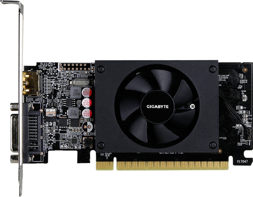 

Gigabyte PCI-Ex GeForce GT 710 1024MB GDDR5 (64bit) (954/5010) (DVI, HDMI) (GV-N710D5-1GL)