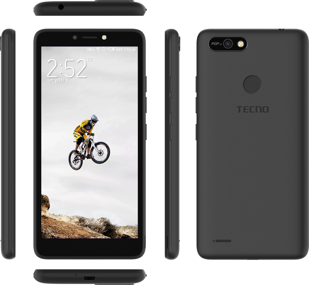 Мобильный телефон Tecno POP 2F (B1f) 1/16GB DualSim Midnight Black – фото,  отзывы, характеристики в интернет-магазине ROZETKA | Купить в Украине:  Киеве, Харькове, Днепре, Одессе, Запорожье, Львове