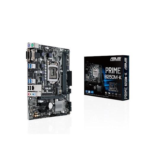 

Материнская плата ASUS Prime B250M-K (s1151, Intel B250, PCI-Ex16), factory refurbished