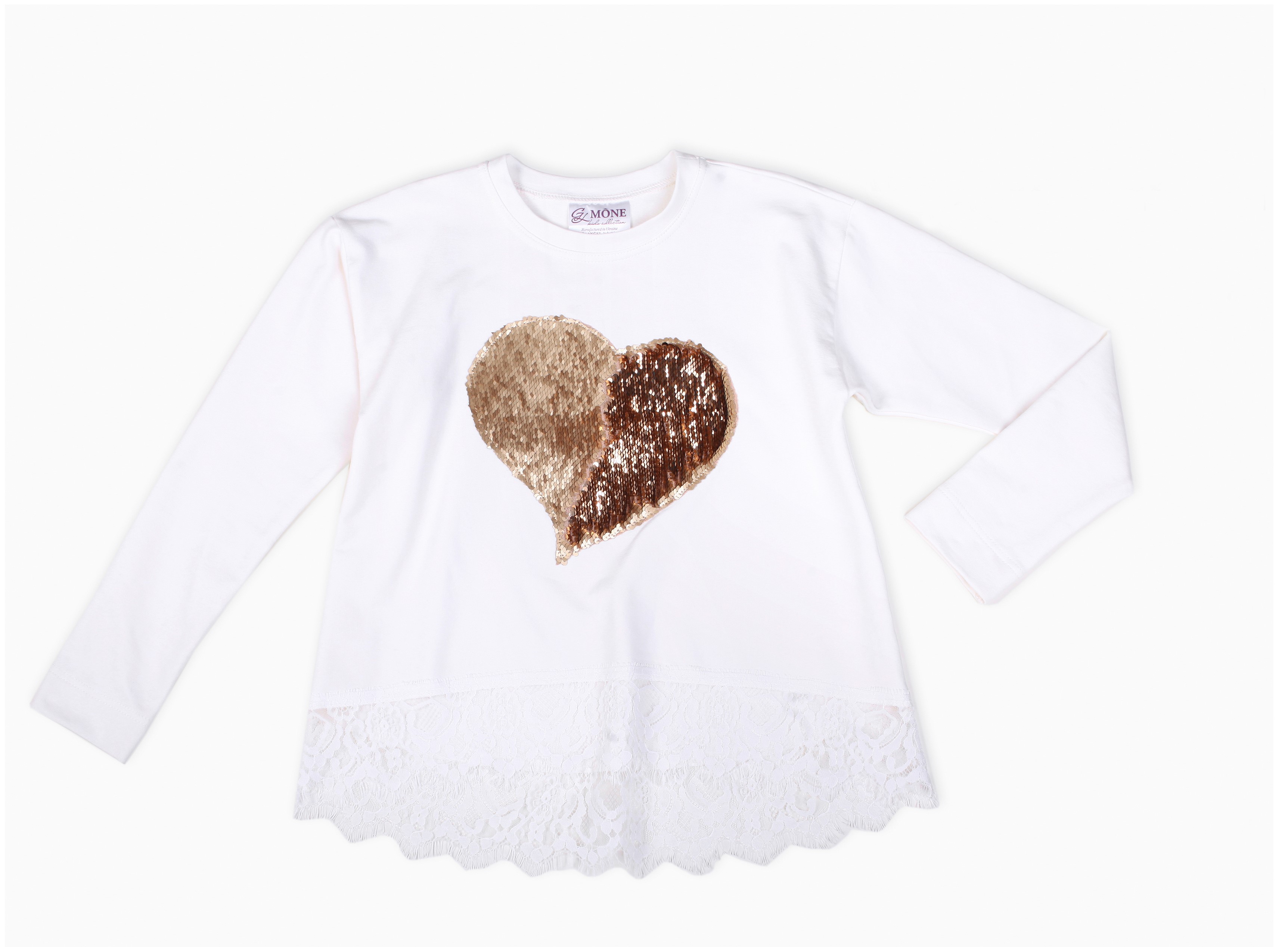 

Свитшот Mone kids 116 см Молочный 1685-116 (1685-116 )