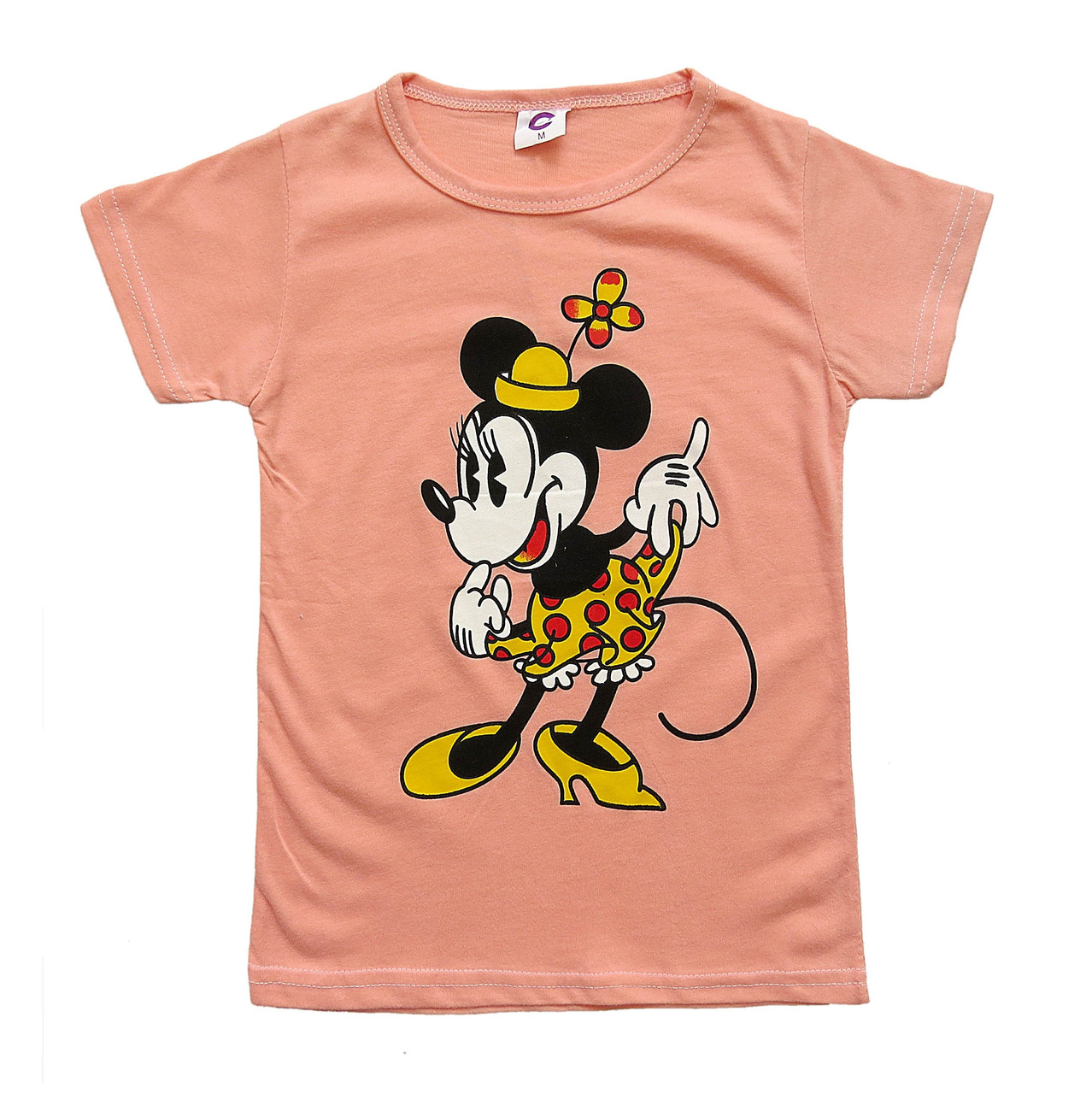 

Футболка Minnie Mouse CJY для девочки 120 см Персиковая 9476