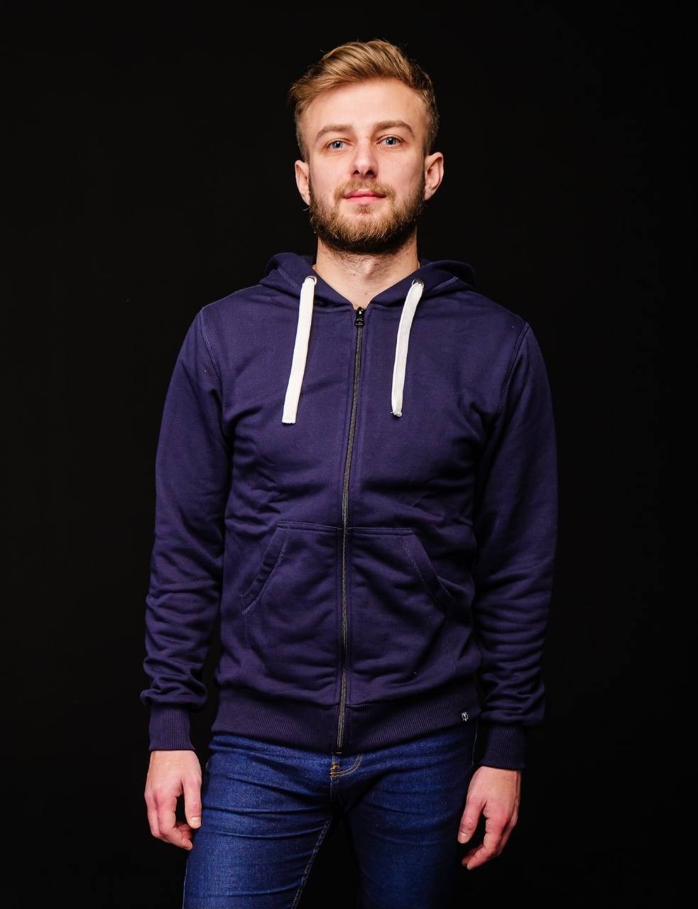 

Худи MOLOT classic zip XL тёмно-синяя 132786