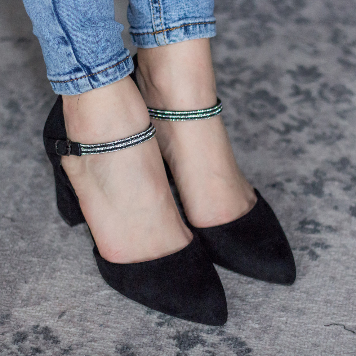 

Туфли женские Fashion Ababa 2826 37 размер 24 см Черный