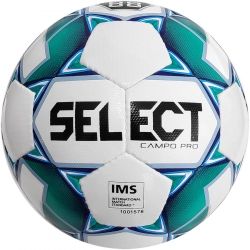 

Мяч футбольный SELECT Campo Pro (015) 4 бело / зеленый 3875546164