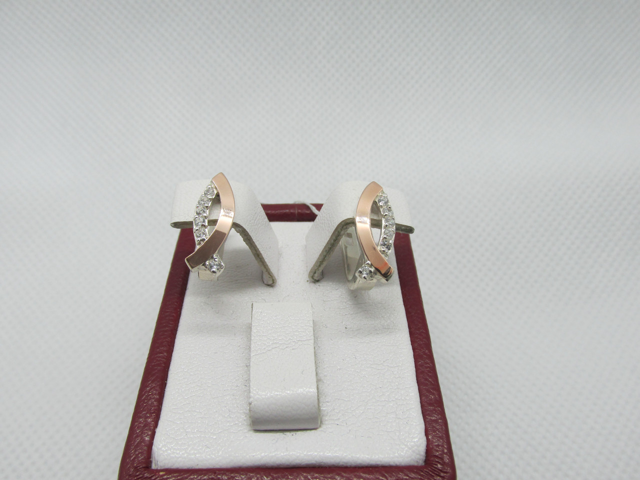 

Серьги серебряные с золотом Silver-Eldorado Амба