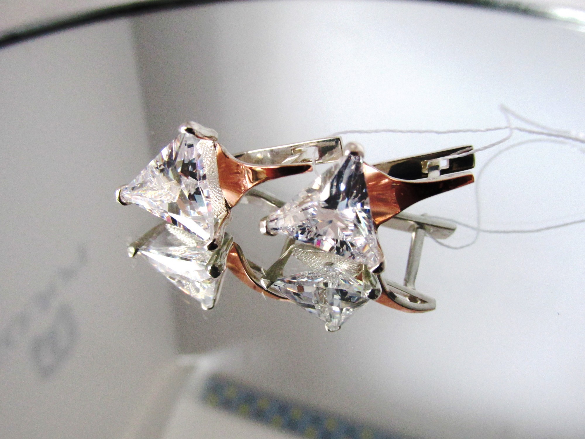 

Серьги серебряные с золотом Silver-Eldorado Звездопад