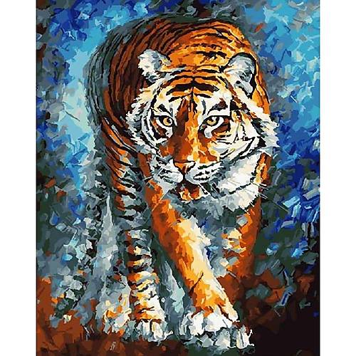 

Картина по номерам "Голодный тигр" ★★★★ Rainbow Art (GX23072)