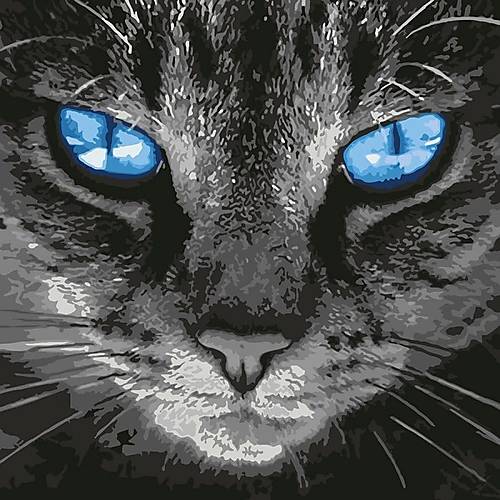 

Картина по номерам "Пронзительный взгляд" ★★★★★ Идейка Идейка (КНО4177)
