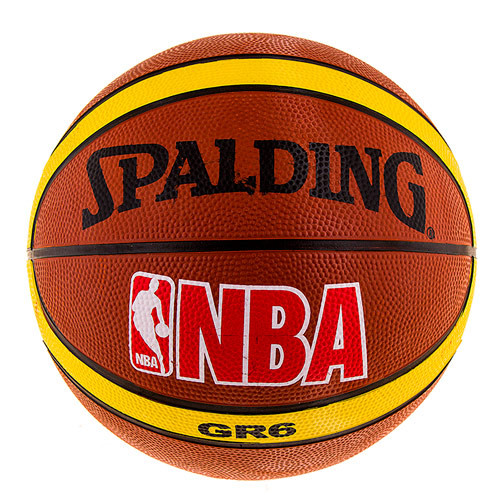 

Мяч баскетбольный резиновый №6 Spalding коричневый