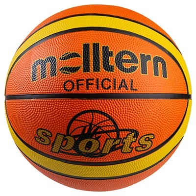 

Мяч баскетбольный резиновый №7 Molltern Official Sport оранжевый