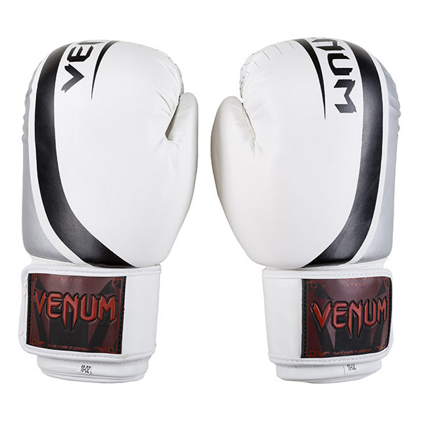 

Боксерские перчатки Venum DX-55 10oz белый-серебро