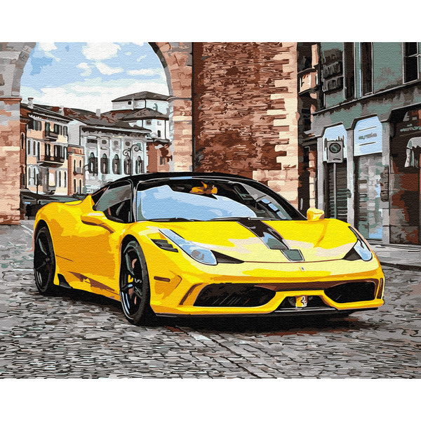 

Картина по номерам BrushMe GX27259 40*50 cм Скоростной Lamborghini