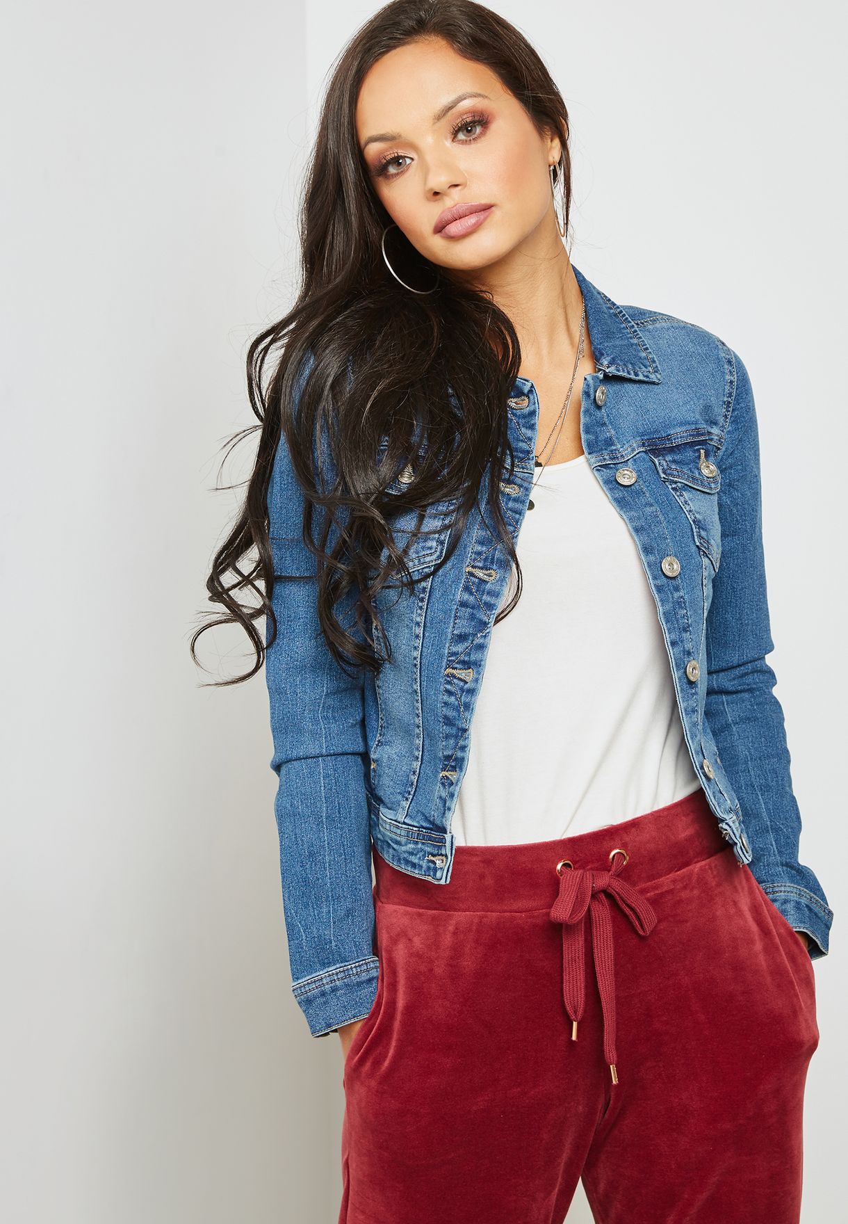 

Куртка ONLY 15114138 Medium Blue Denim 34 синій