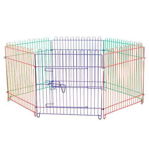 

Клетка-манеж Tesoro 3000 для щенков, металлическая, 62х62 см